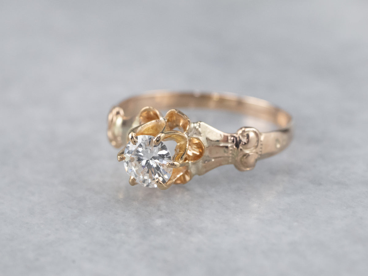 Buttercup Diamond Solitaire Engagement Ring