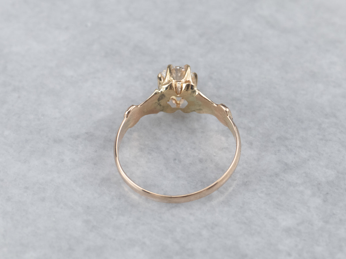 Buttercup Diamond Solitaire Engagement Ring