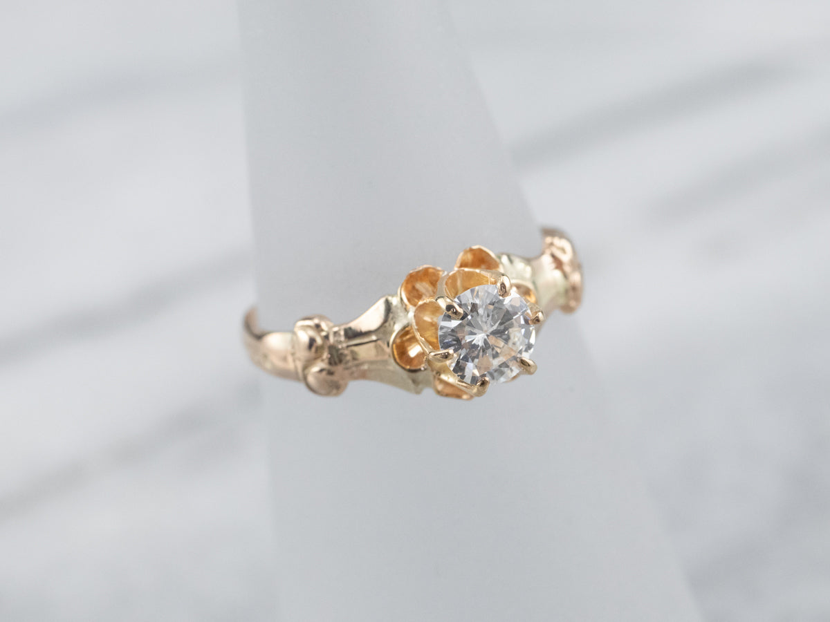 Buttercup Diamond Solitaire Engagement Ring