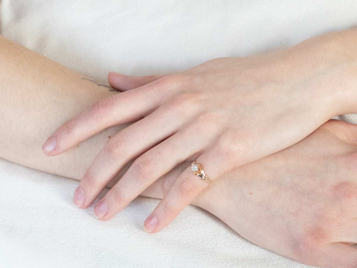 Buttercup Diamond Solitaire Engagement Ring