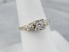 Retro Diamond Engagement Ring