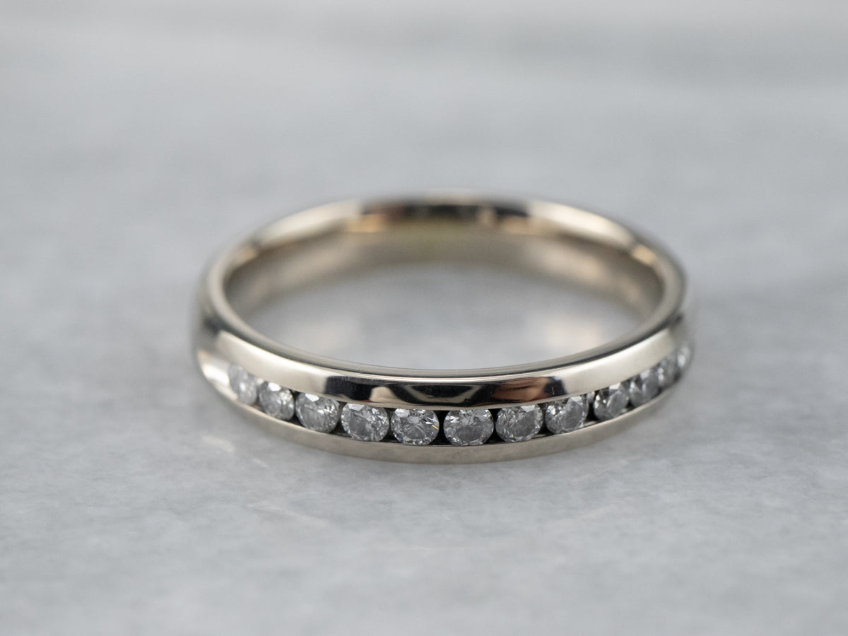 White Gold Diamond Band