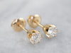 Diamond Gold Stud Earrings