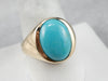 Vintage Turquoise Gold Ring
