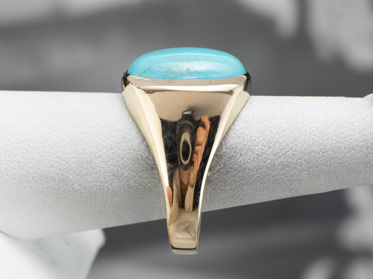 Vintage Turquoise Gold Ring