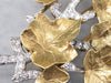 Tiffany and Company Diamond Platinum and Gold Ivy Leaf Brooch