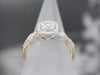 Diamond Cluster Halo Engagement Ring