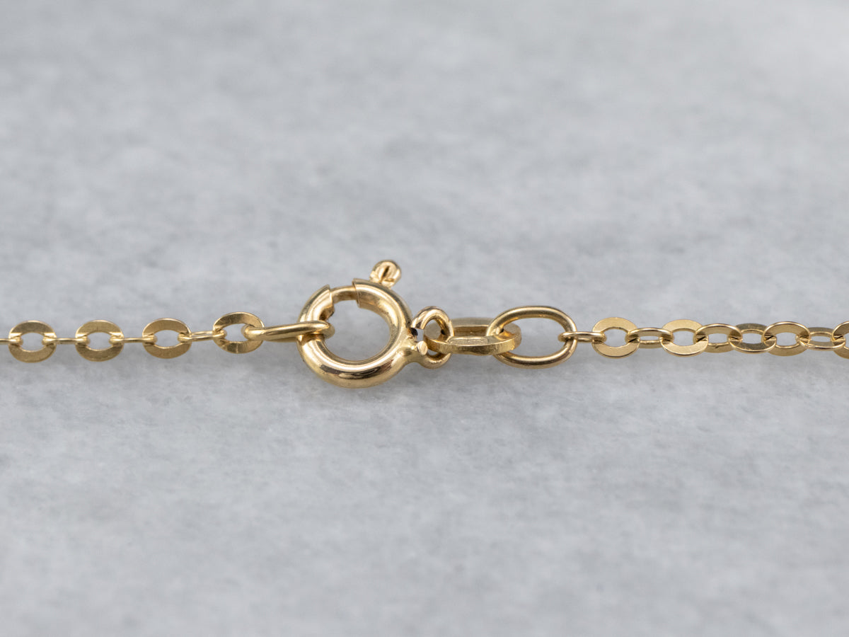 Yellow 18K Gold Cable Chain