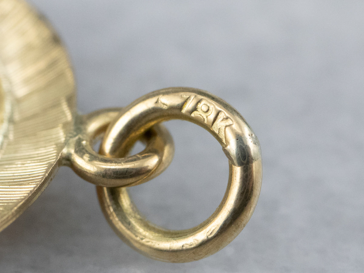 Colgante redondo de ágata dendrítica