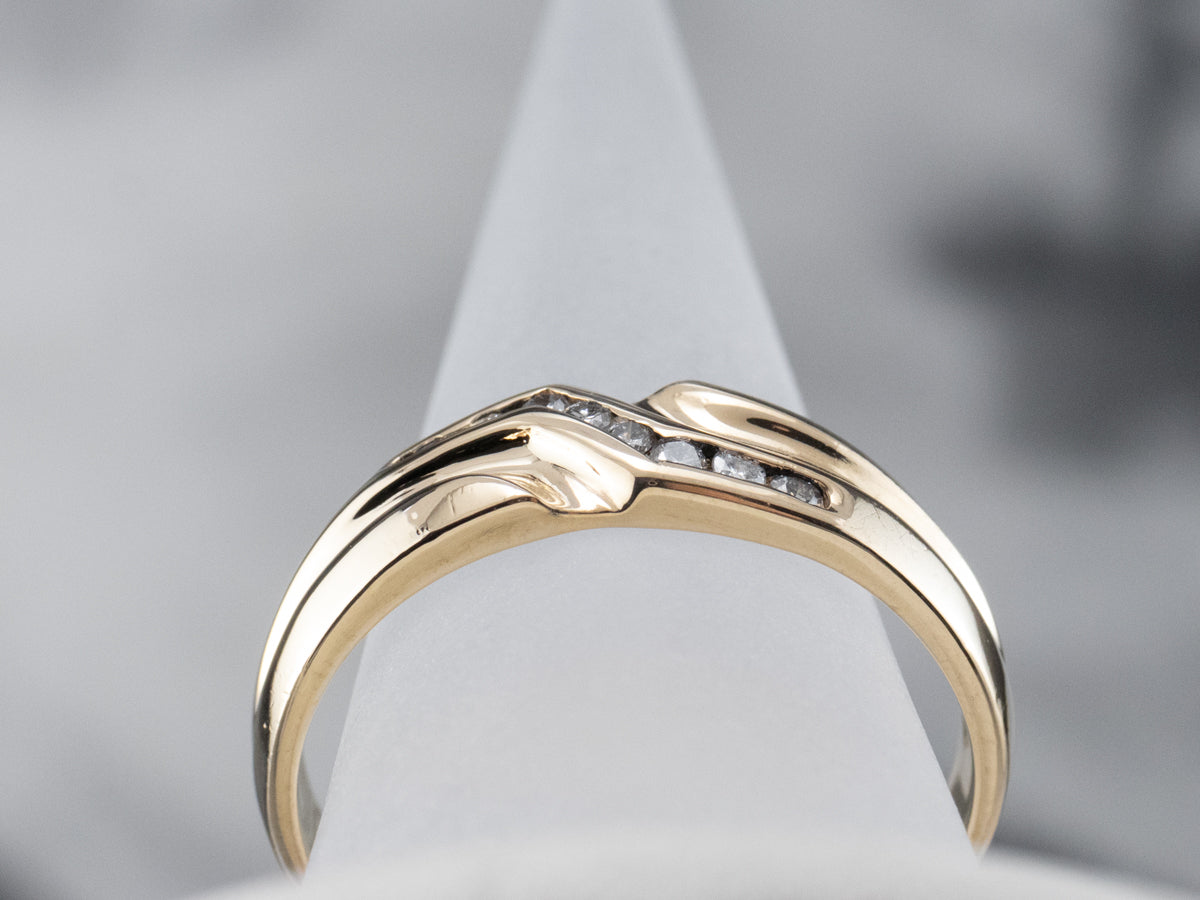 Modernist Channel Set Diamond Band