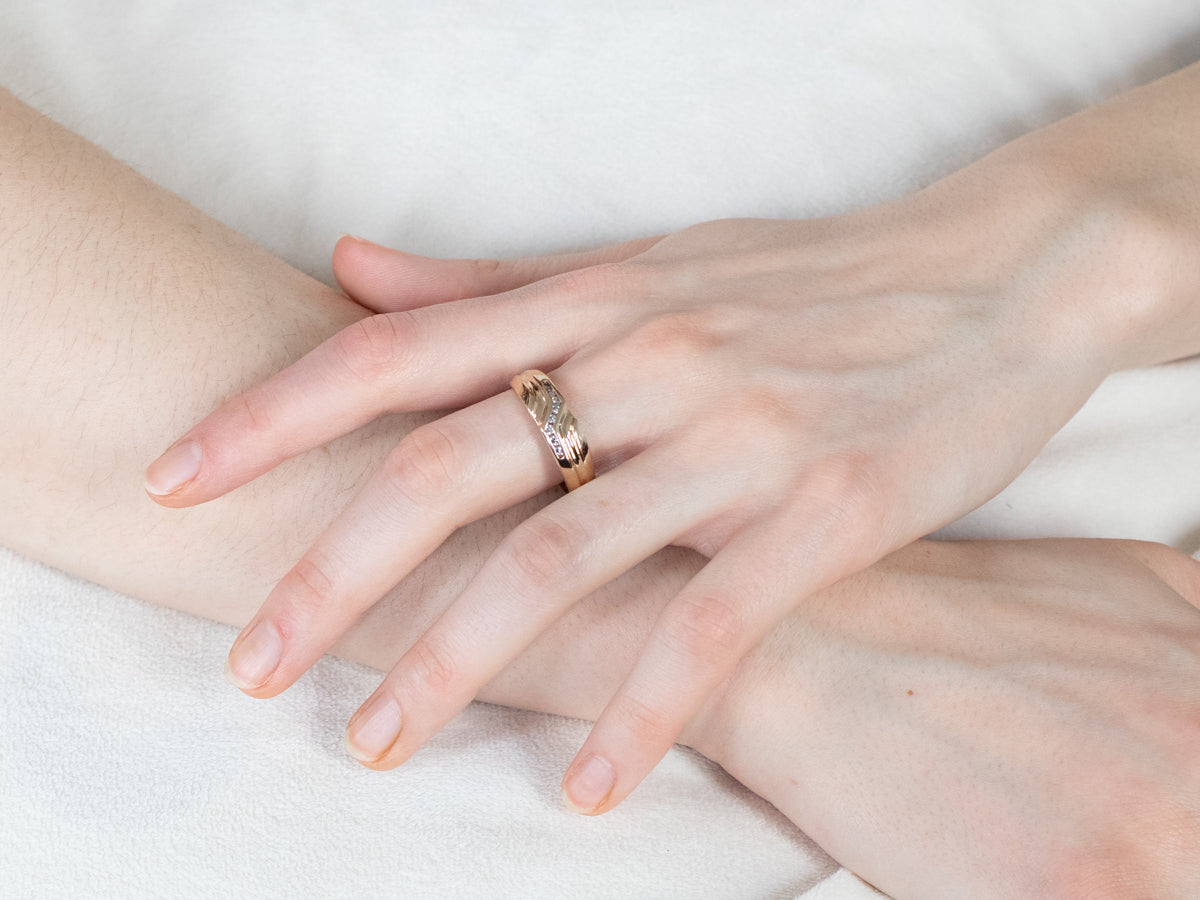 Modernist Channel Set Diamond Band