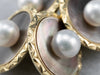 Vintage Mother of Pearl and Seed Pearl Cufflinks