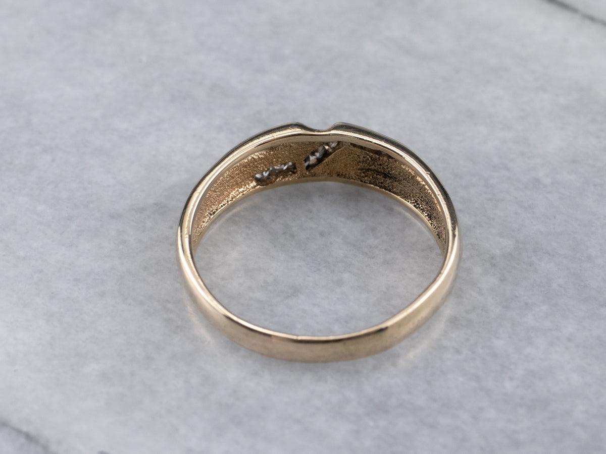 Modernist Channel Set Diamond Band