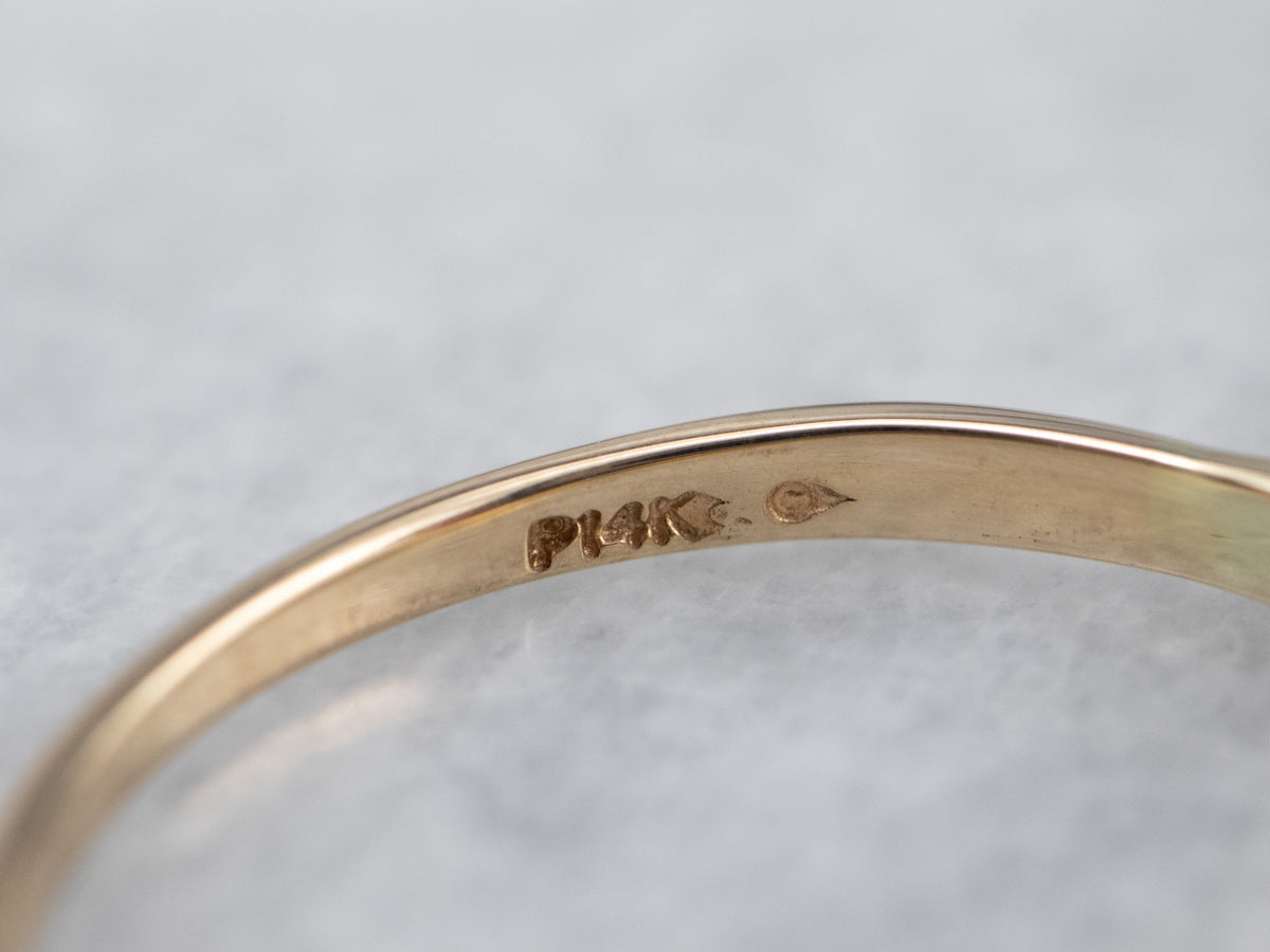 Vintage Bar Set Diamond Band