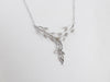 White Gold Botanical Diamond Necklace