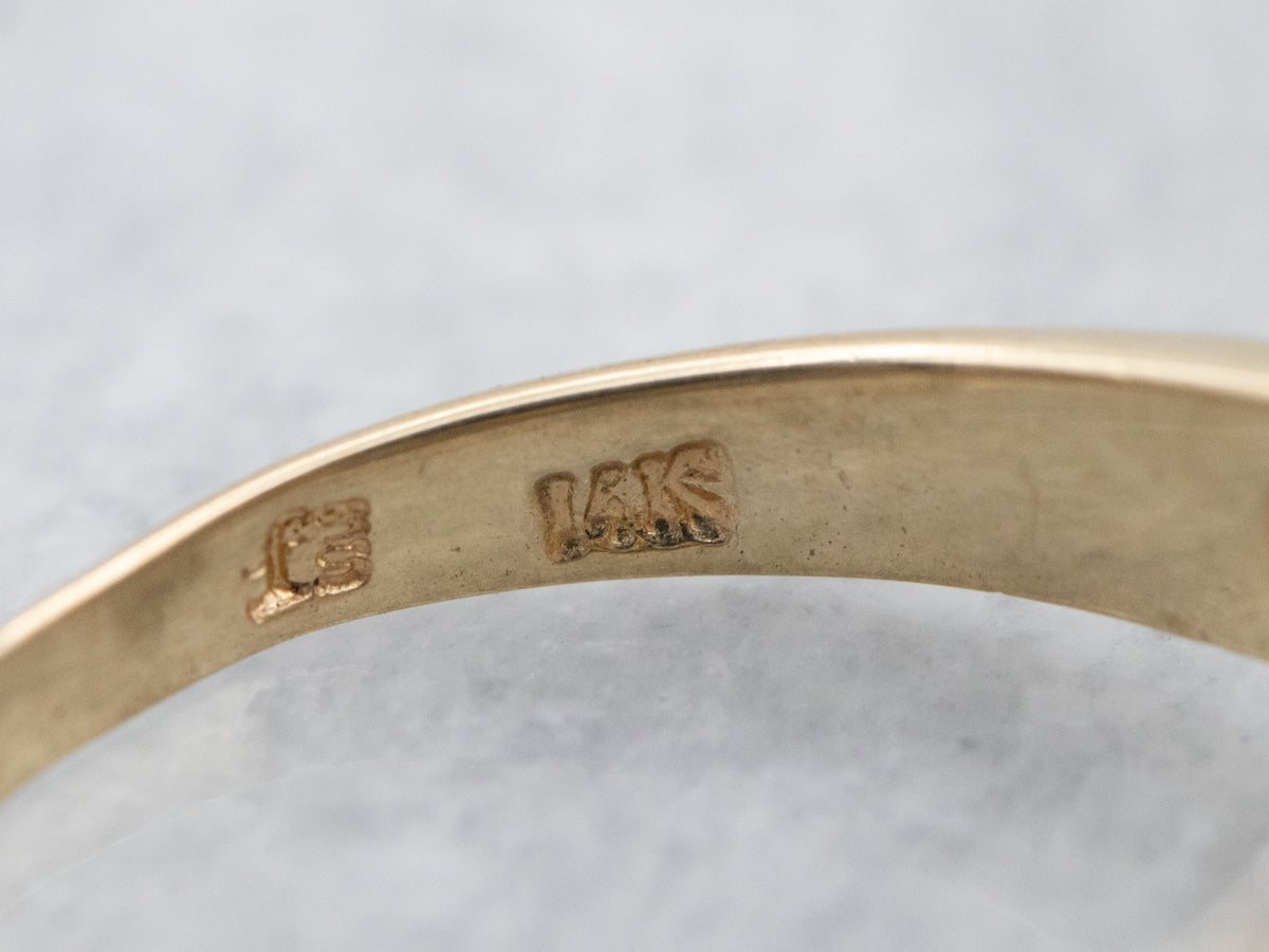 Looping Gold Diamond Band