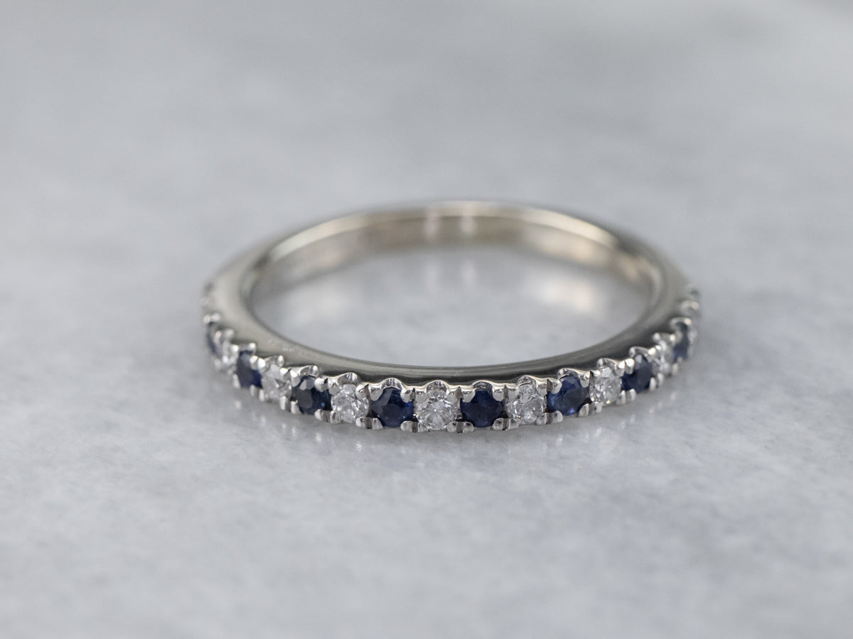 Sapphire and Diamond Band