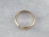 Arch Stamped Gold Band