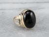 This bold vintage men‚Äôs onyx ring is an iconic classic! This...