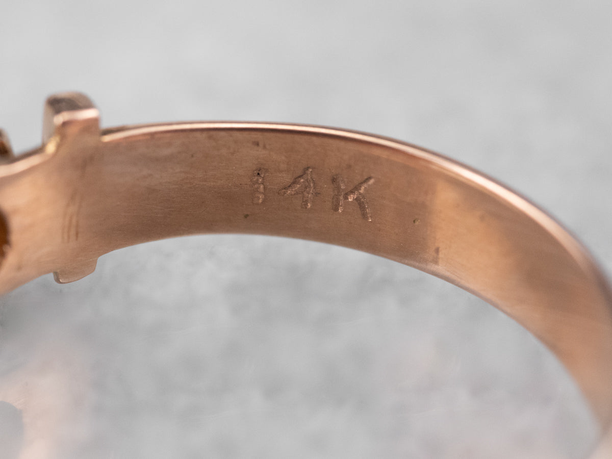 Antique Buttercup Diamond Engagement Ring