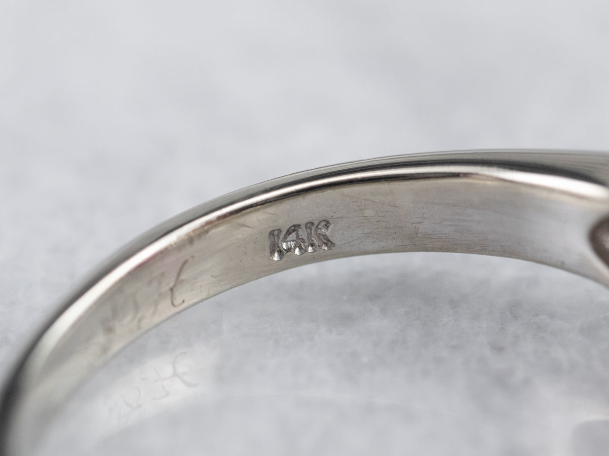 Modern Gold Ruby and Diamond Ring