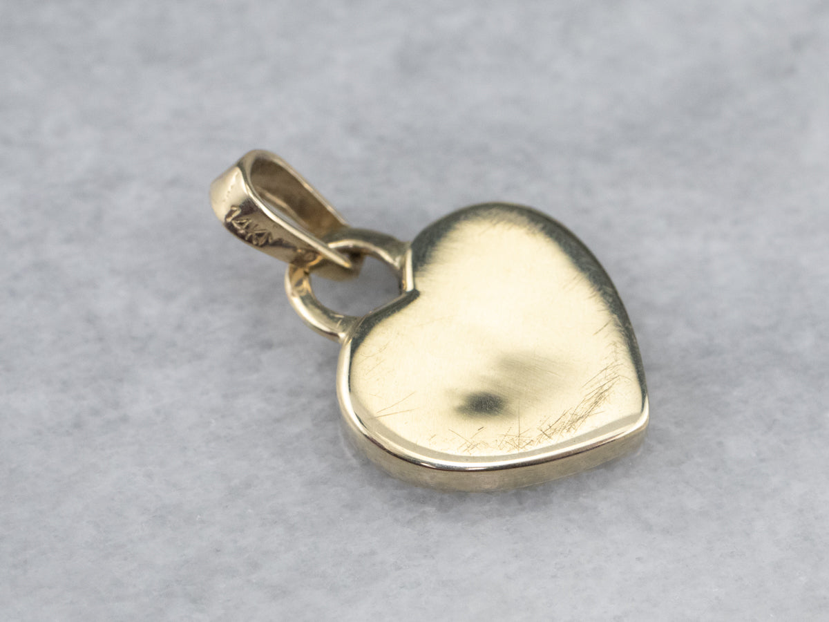 Diamond Heart Cluster Pendant