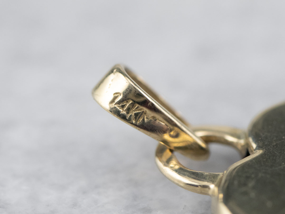 Diamond Heart Cluster Pendant