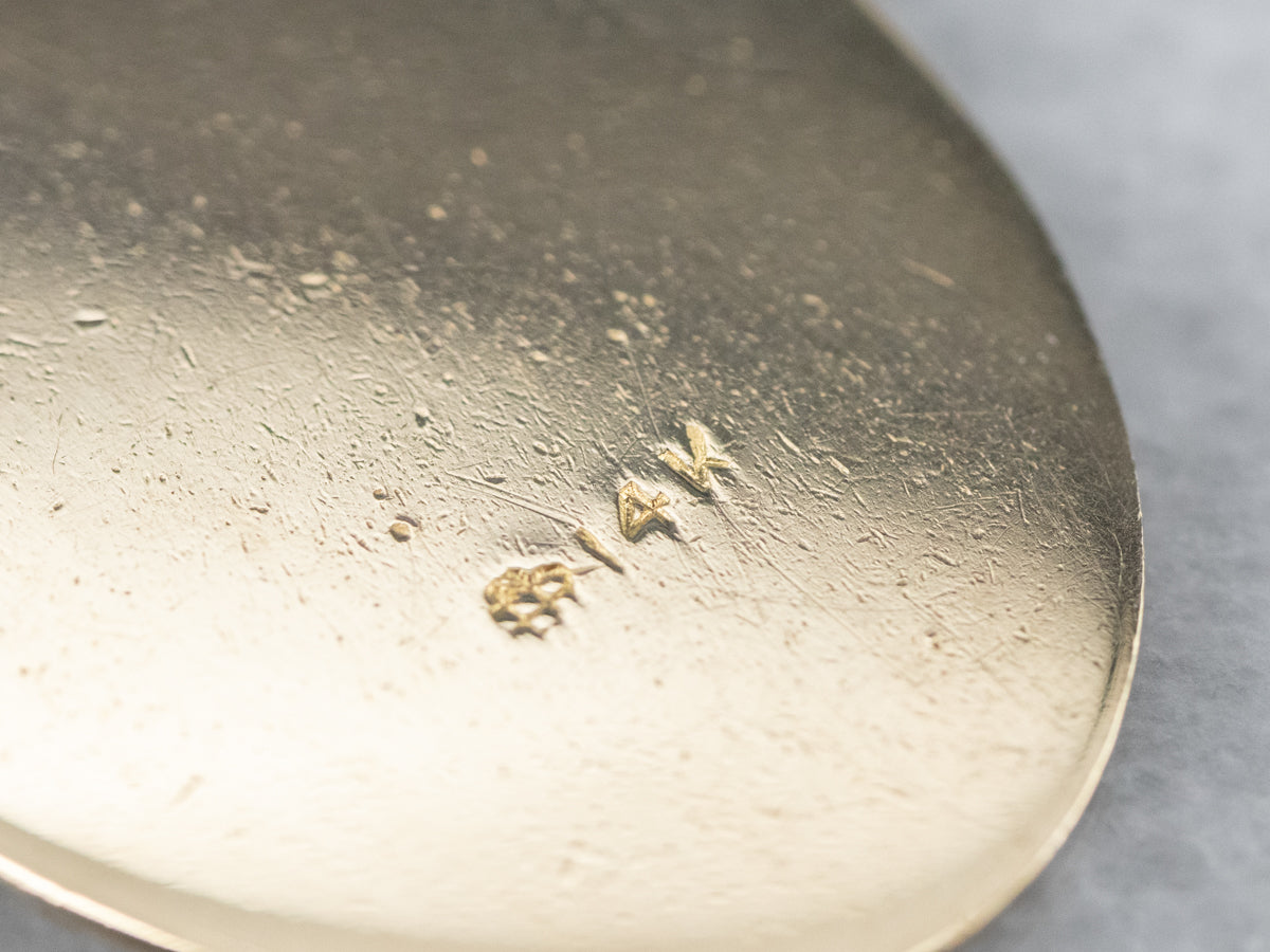 Gold Saint Christopher Medallion