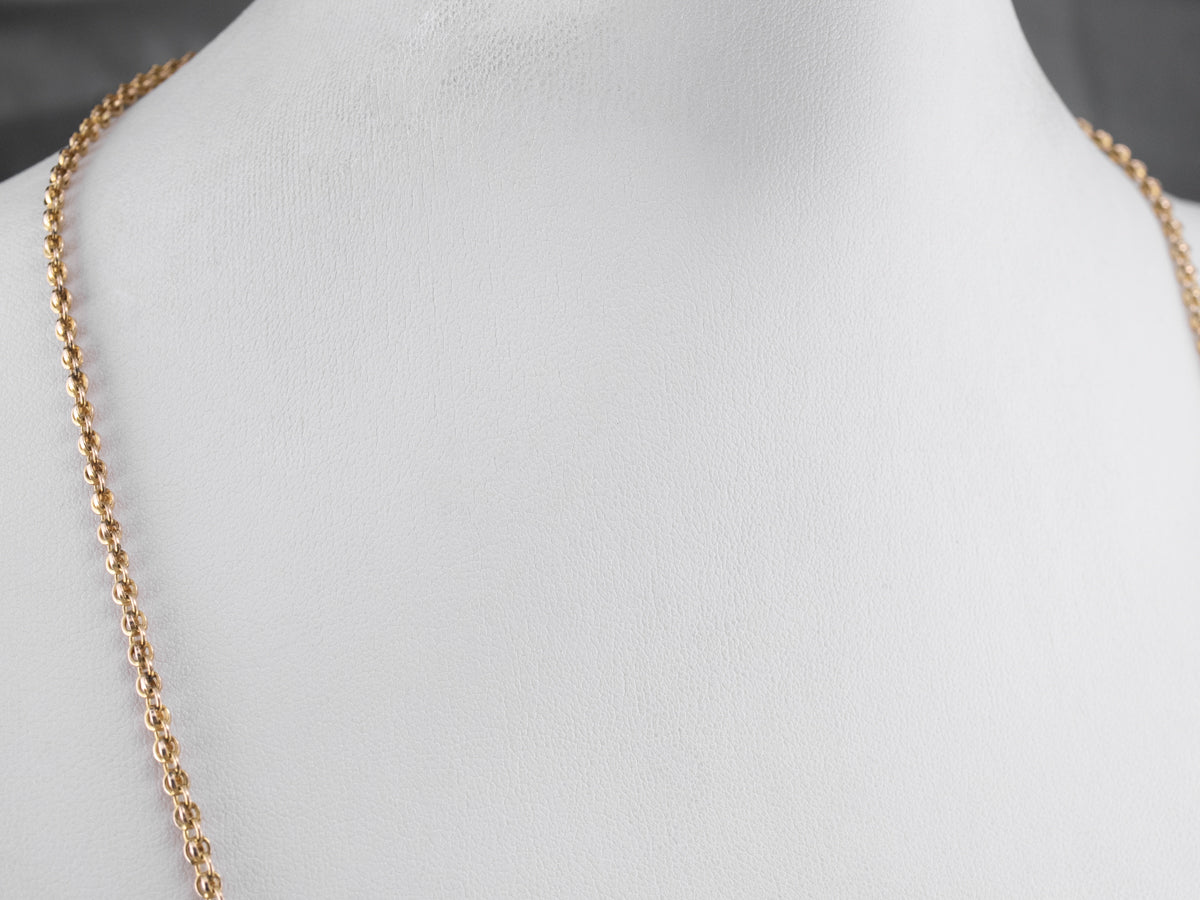 Woven Double Rolo Link Chain