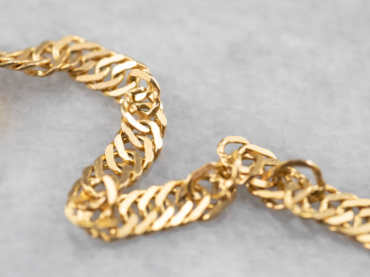 800 Yellow Gold Singapore Chain