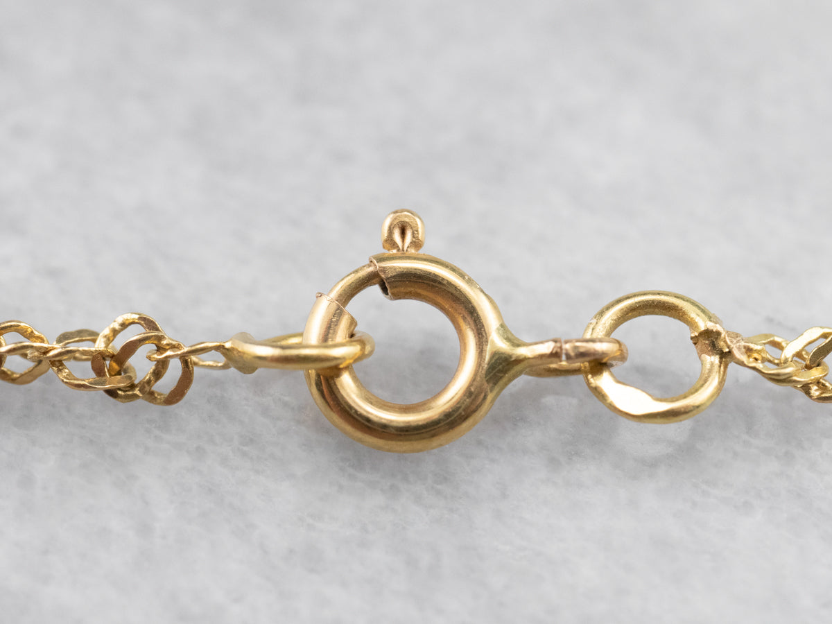 800 Yellow Gold Singapore Chain