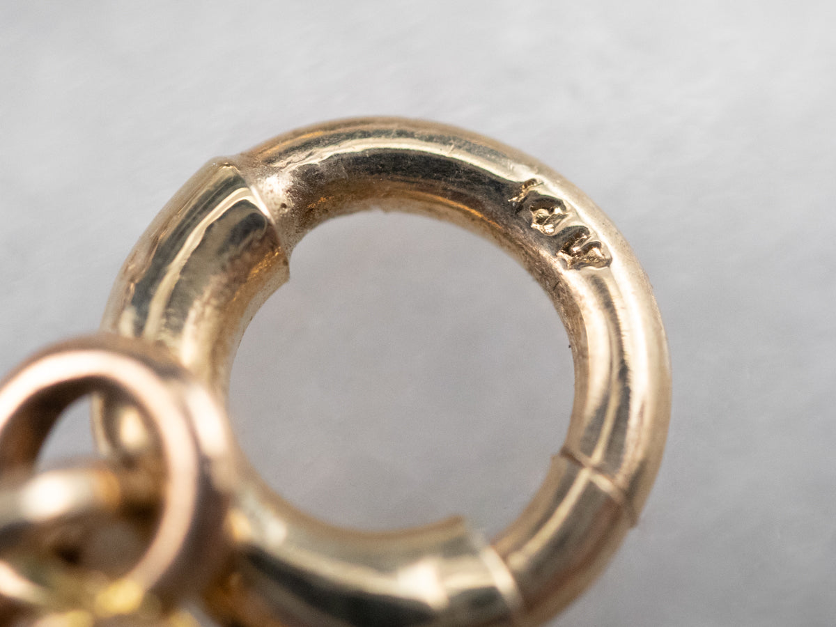 Woven Double Rolo Link Chain