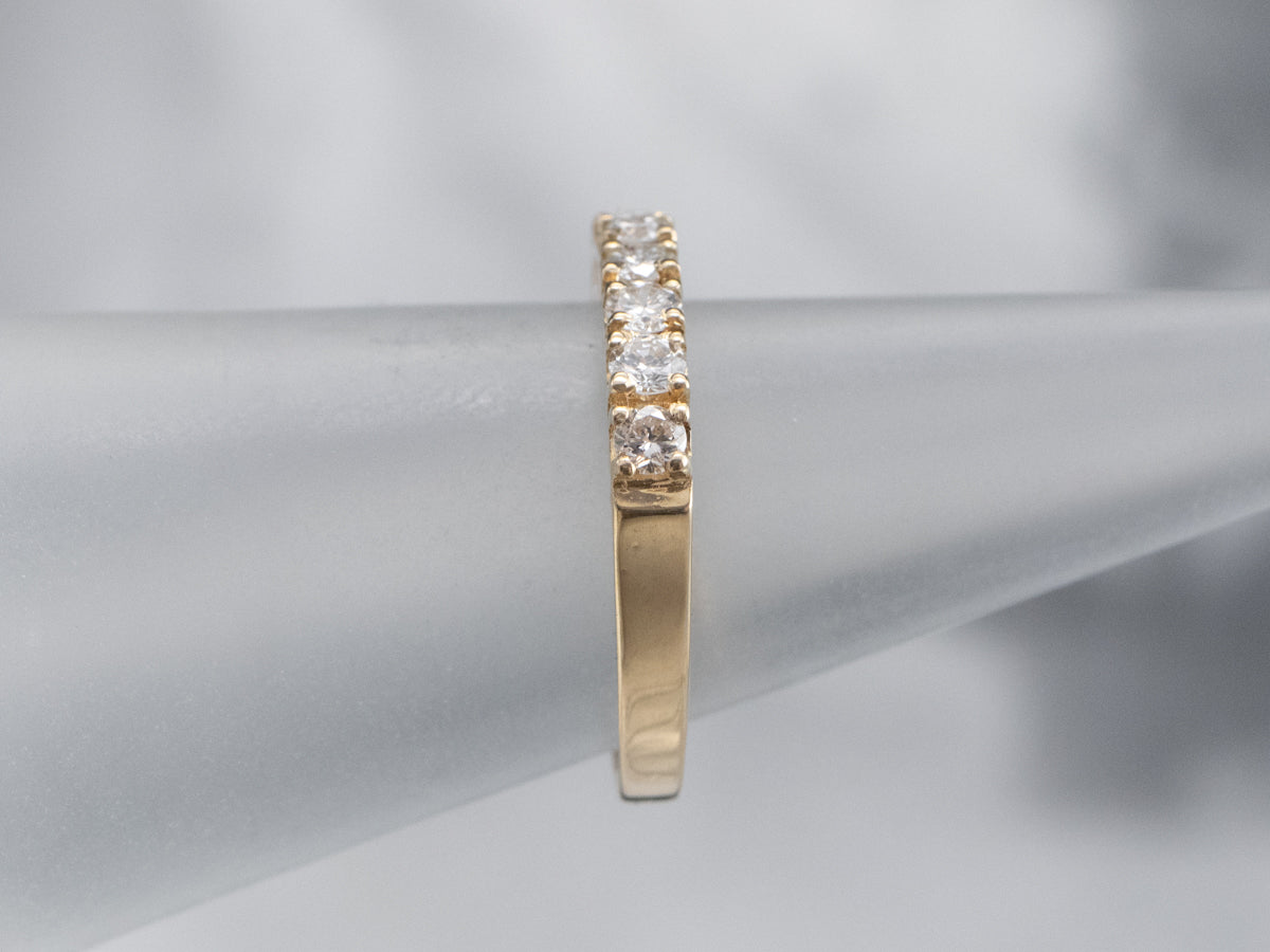 Vintage Gold Diamond Band