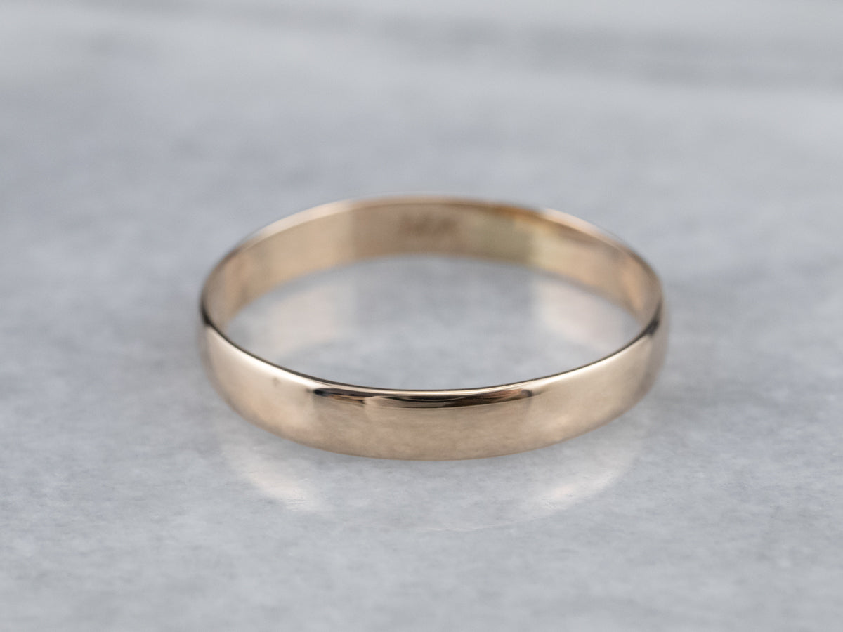 Vintage Yellow Gold Band