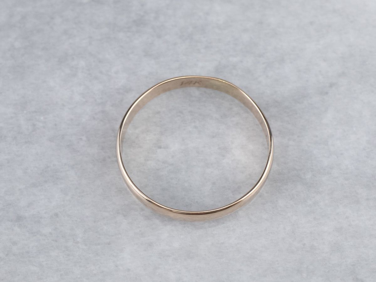 Vintage Yellow Gold Band