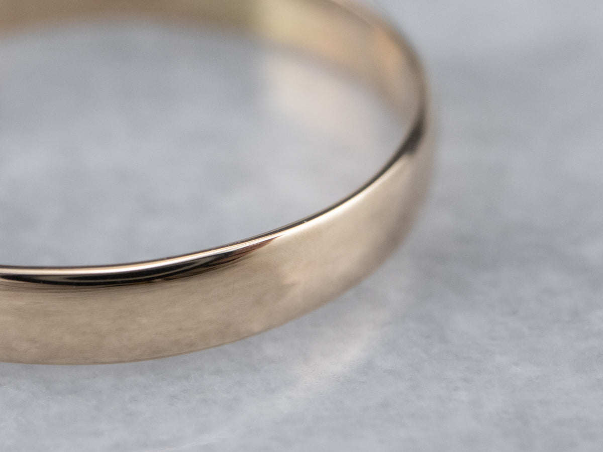 Vintage Yellow Gold Band
