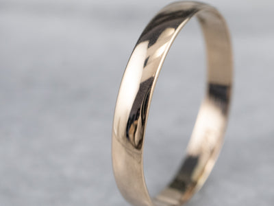 Vintage Yellow Gold Band