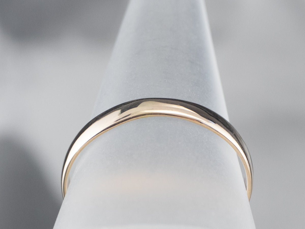 Vintage Yellow Gold Band