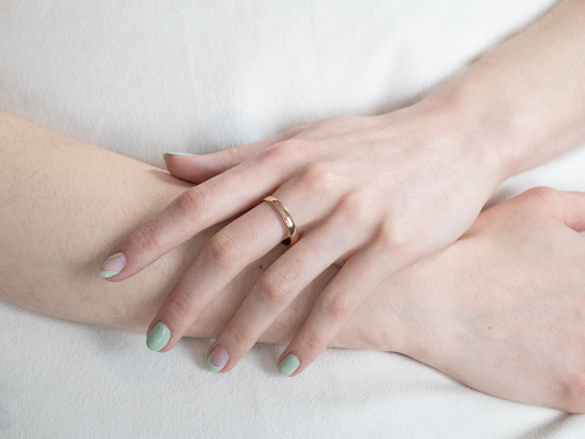 Vintage Yellow Gold Band