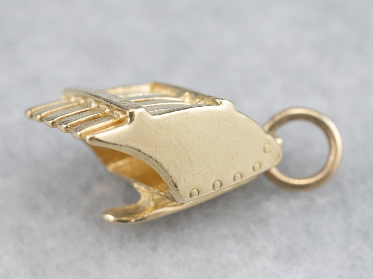 Vintage Cranberry Scoop Charm