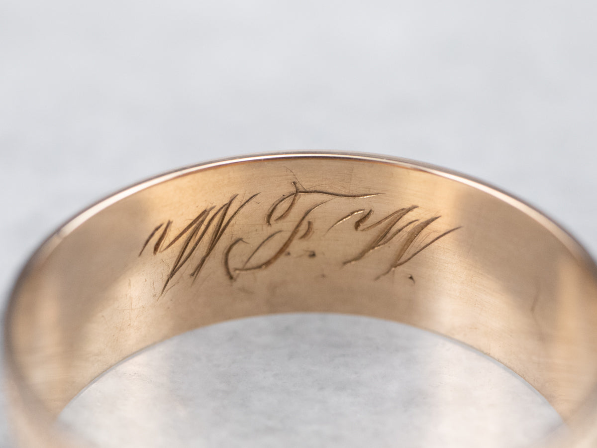 Mid Century Leaf Pattern Band