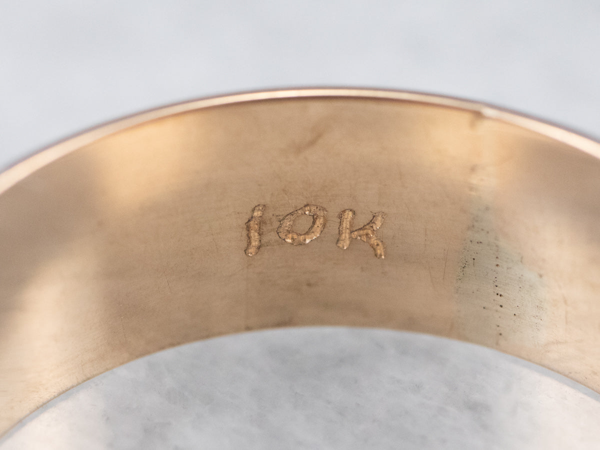 Mid Century Leaf Pattern Band