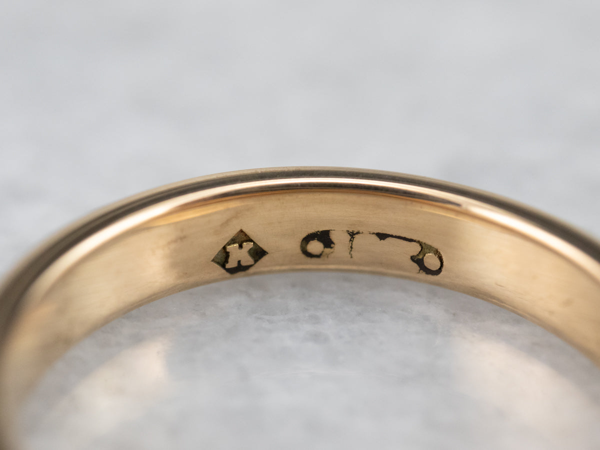 Antique Yellow Gold Band