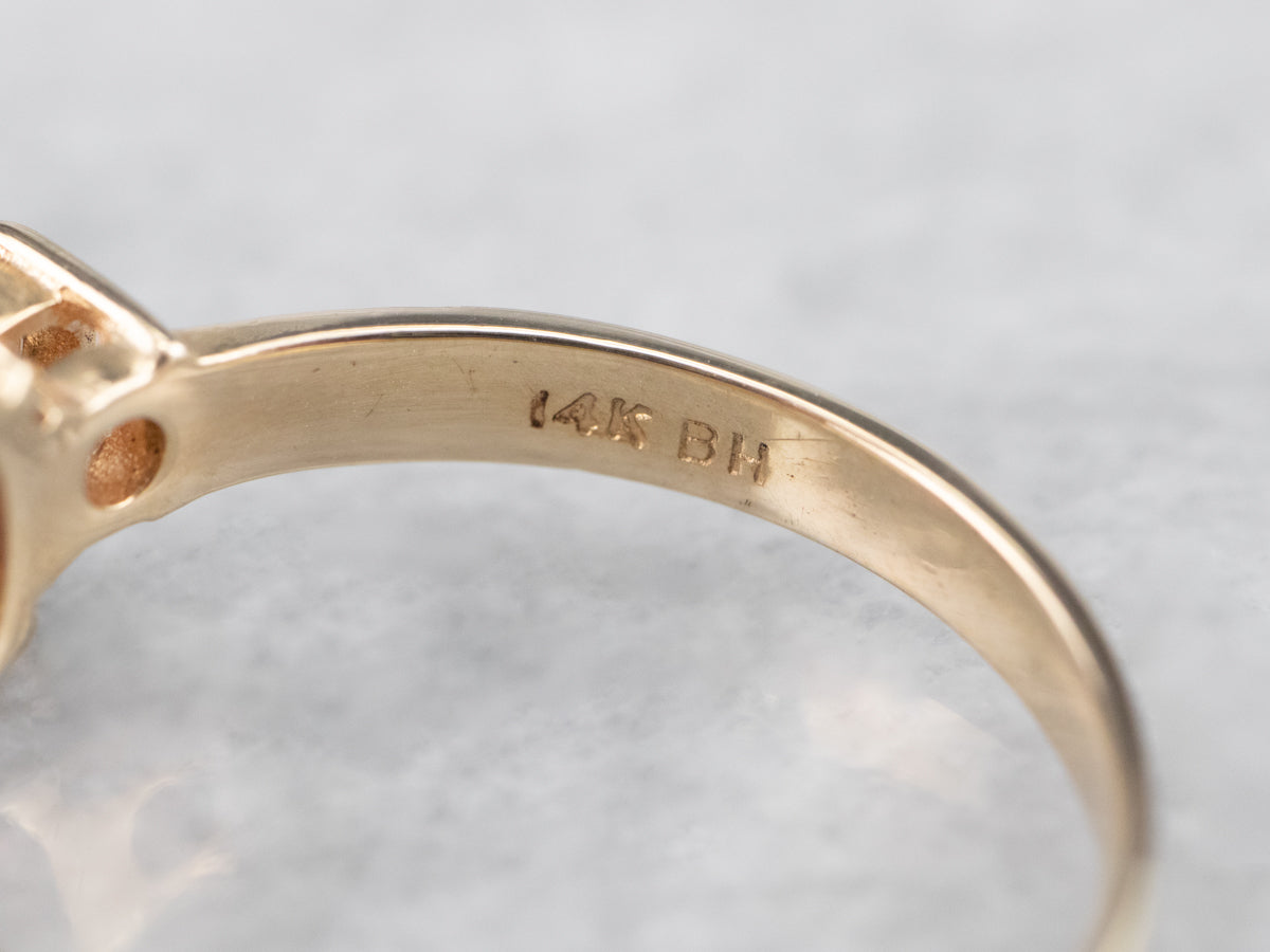 Rhodolite Garnet and Diamond Ring