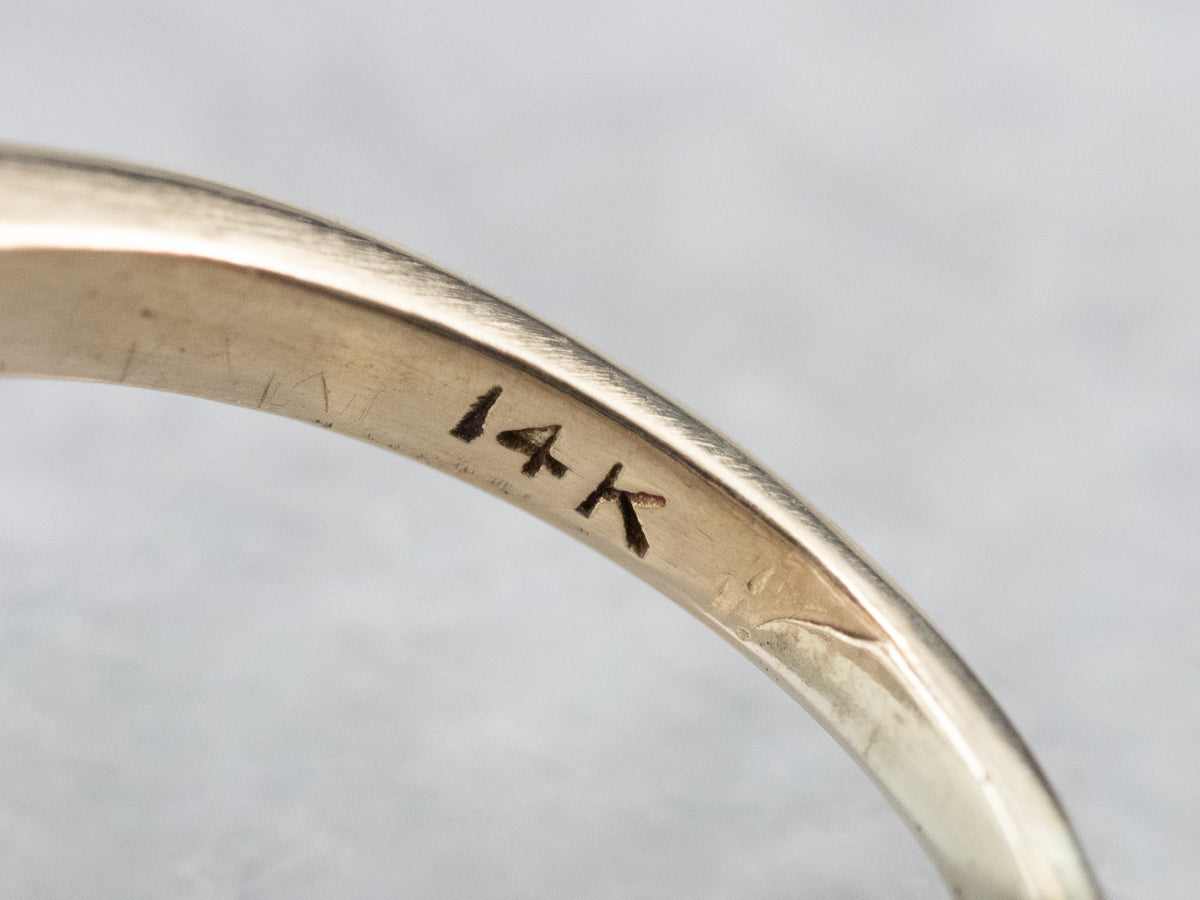 Retro Era Diamond Bypass Ring