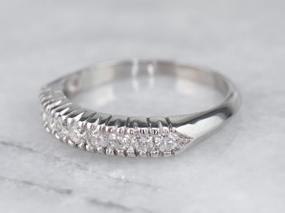 Sparkling Platinum and Diamond Band