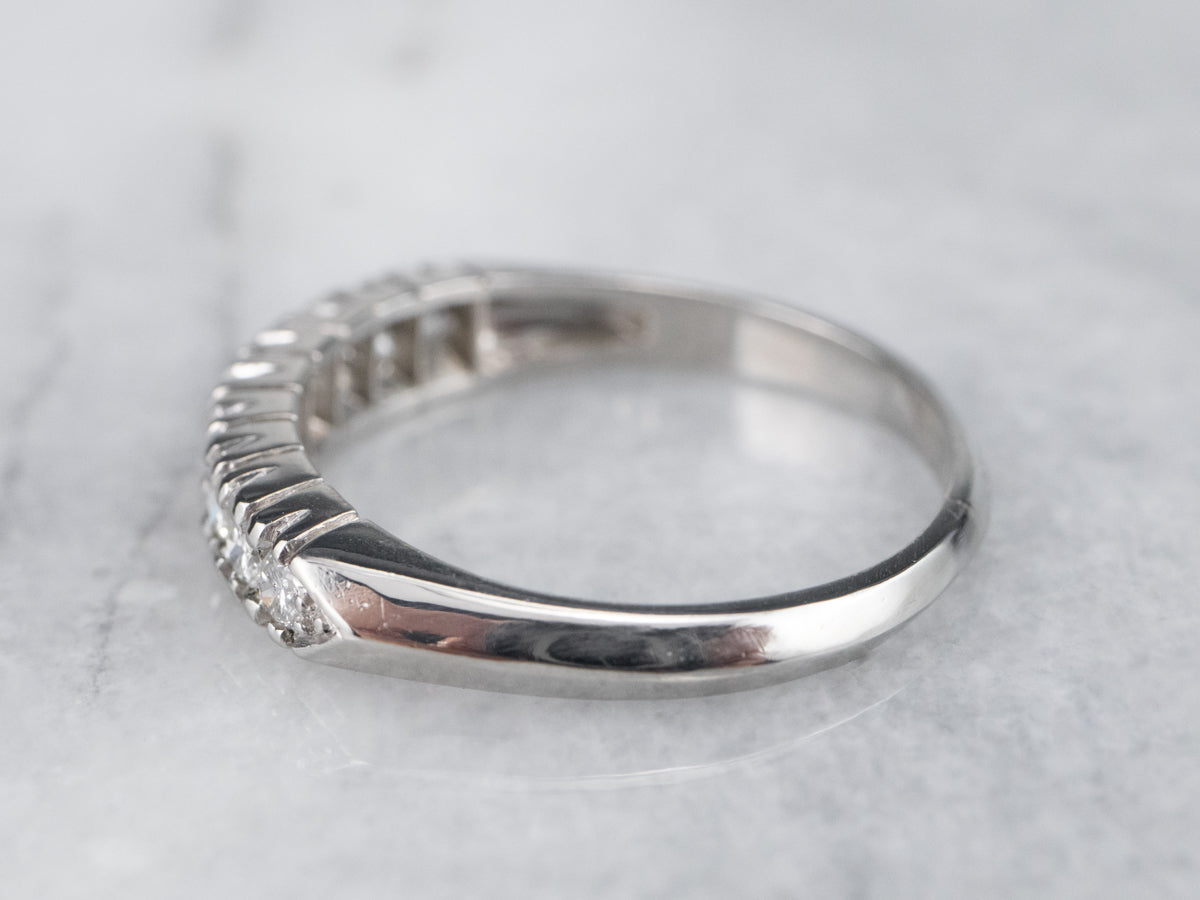Sparkling Platinum and Diamond Band