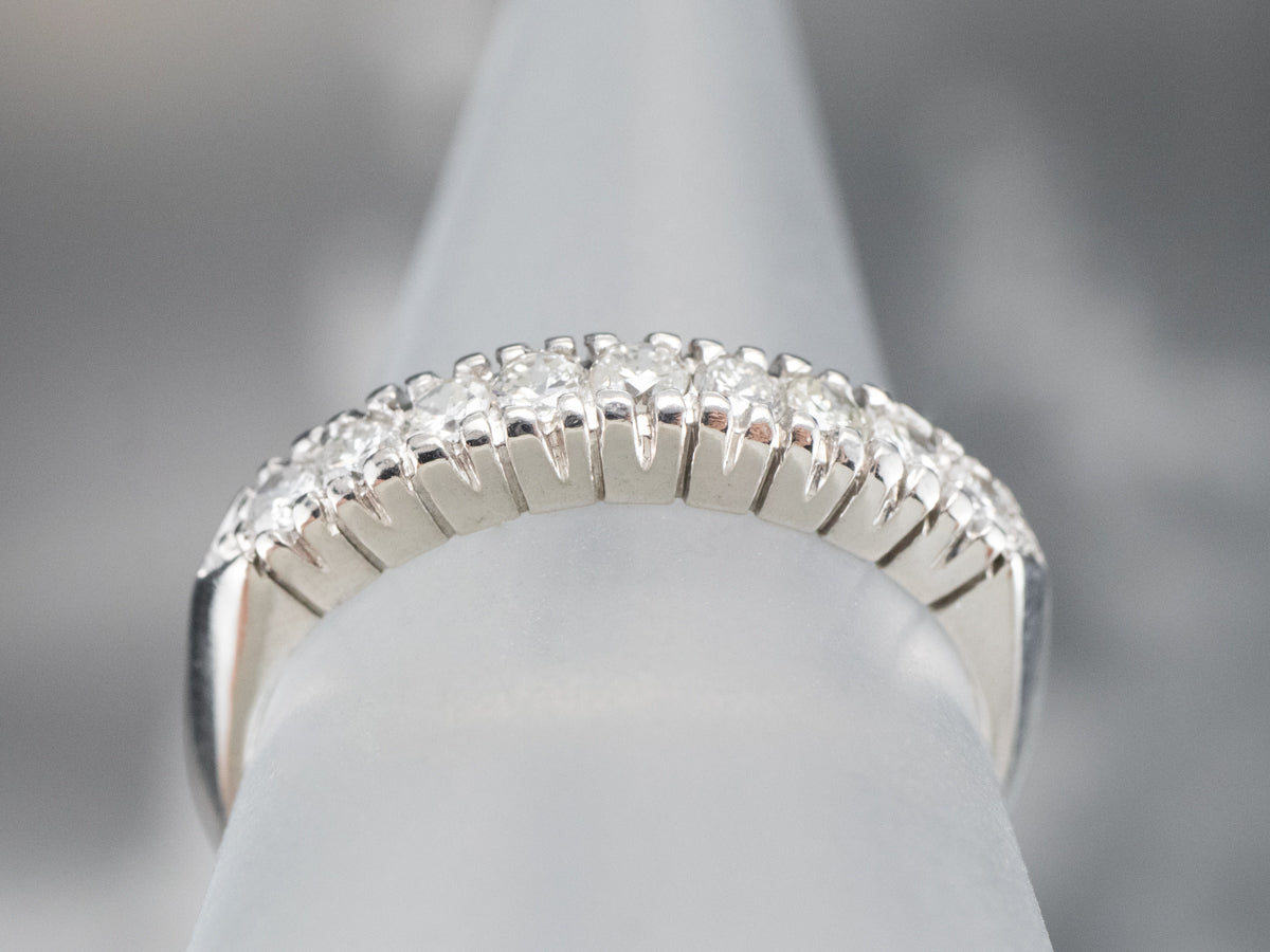 Sparkling Platinum and Diamond Band