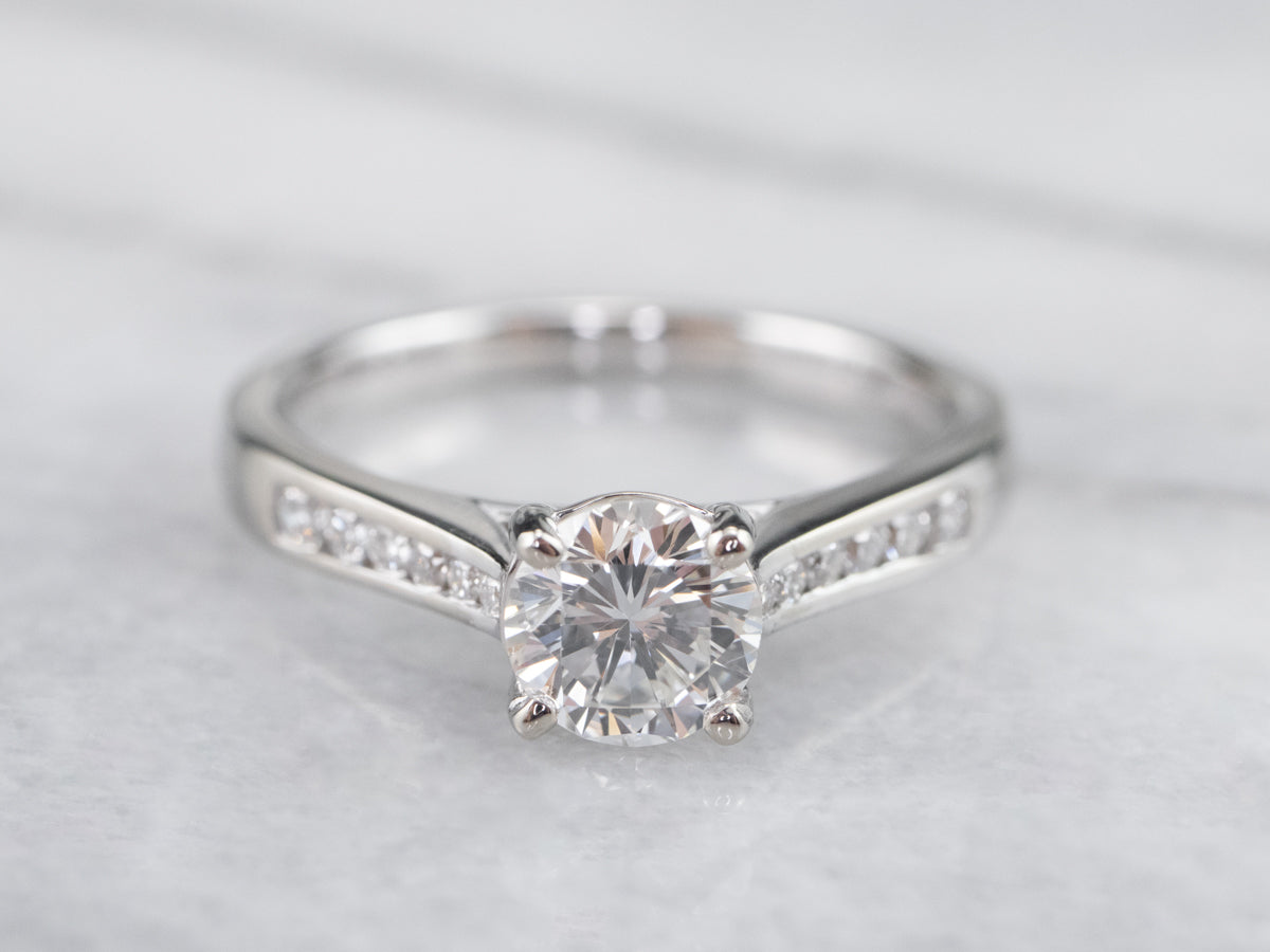 Round Brilliant Cut Diamond Engagement Ring