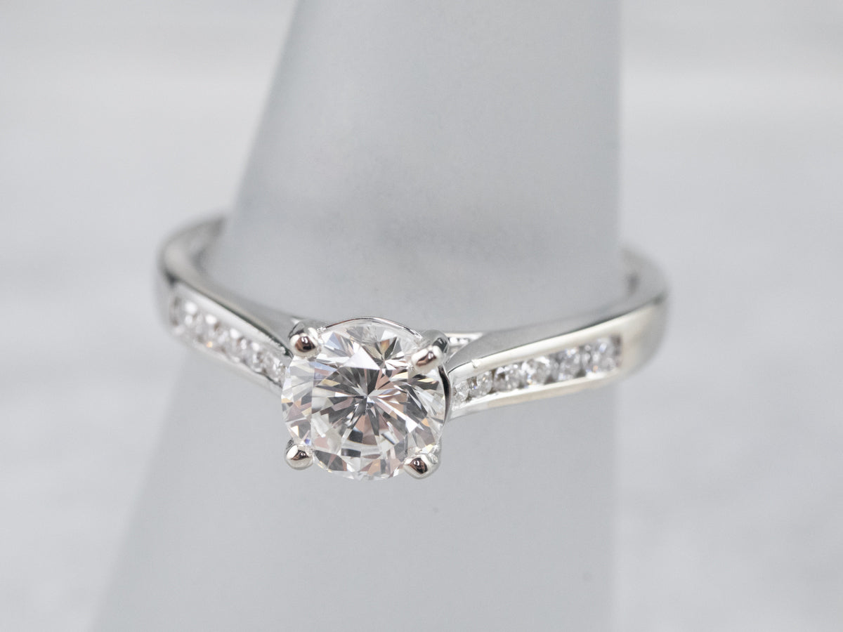 Round Brilliant Cut Diamond Engagement Ring